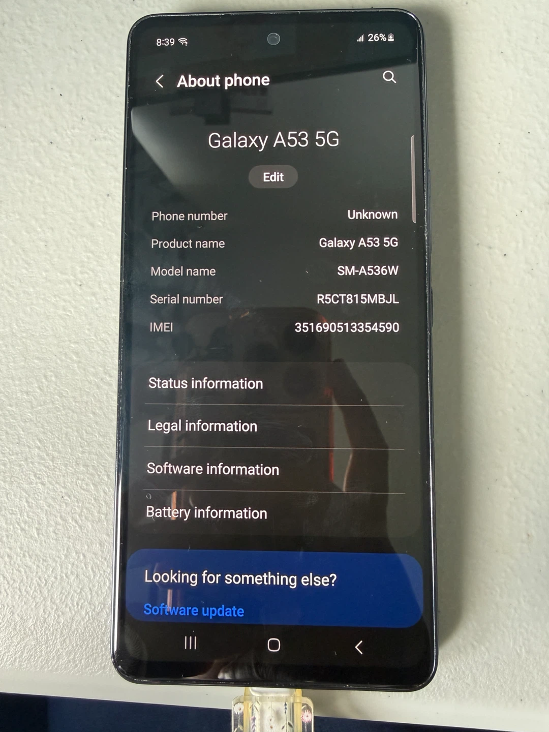 Samsung Galaxy A53 5G Smartphone-pick up only - photo 2