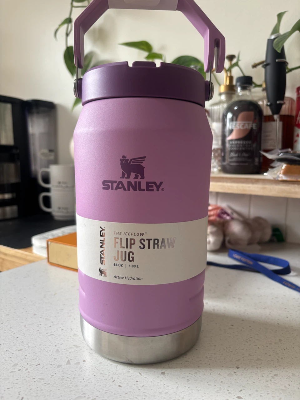 Stanley The IceFlow Flip Straw Jug 64oz Purple