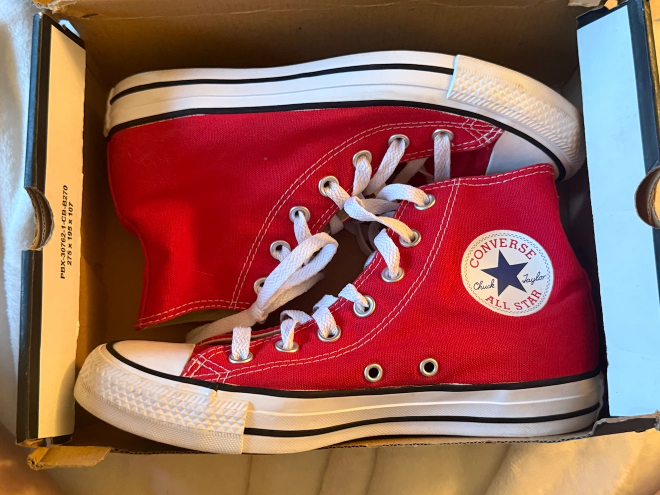 Converse All Star Red High Top Sneakers