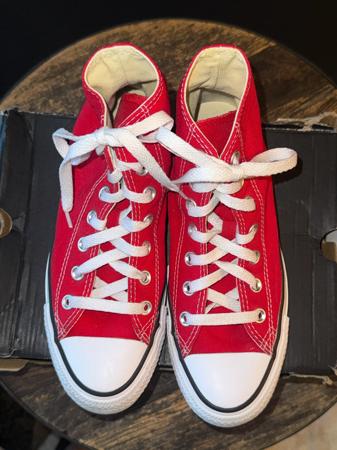 Converse All Star Red High Top Sneakers - photo 2