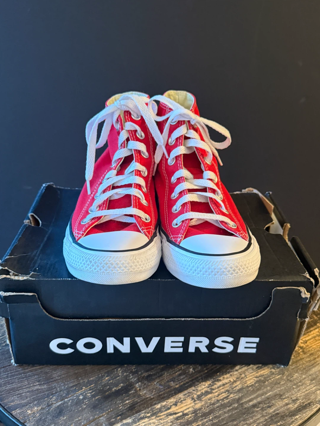 Converse All Star Red High Top Sneakers - photo 3