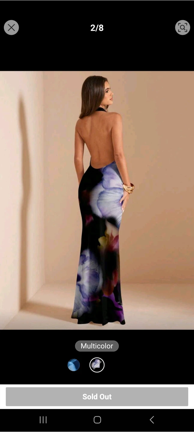 Multicolor Floral Maxi Dress NEW never worn - photo 2