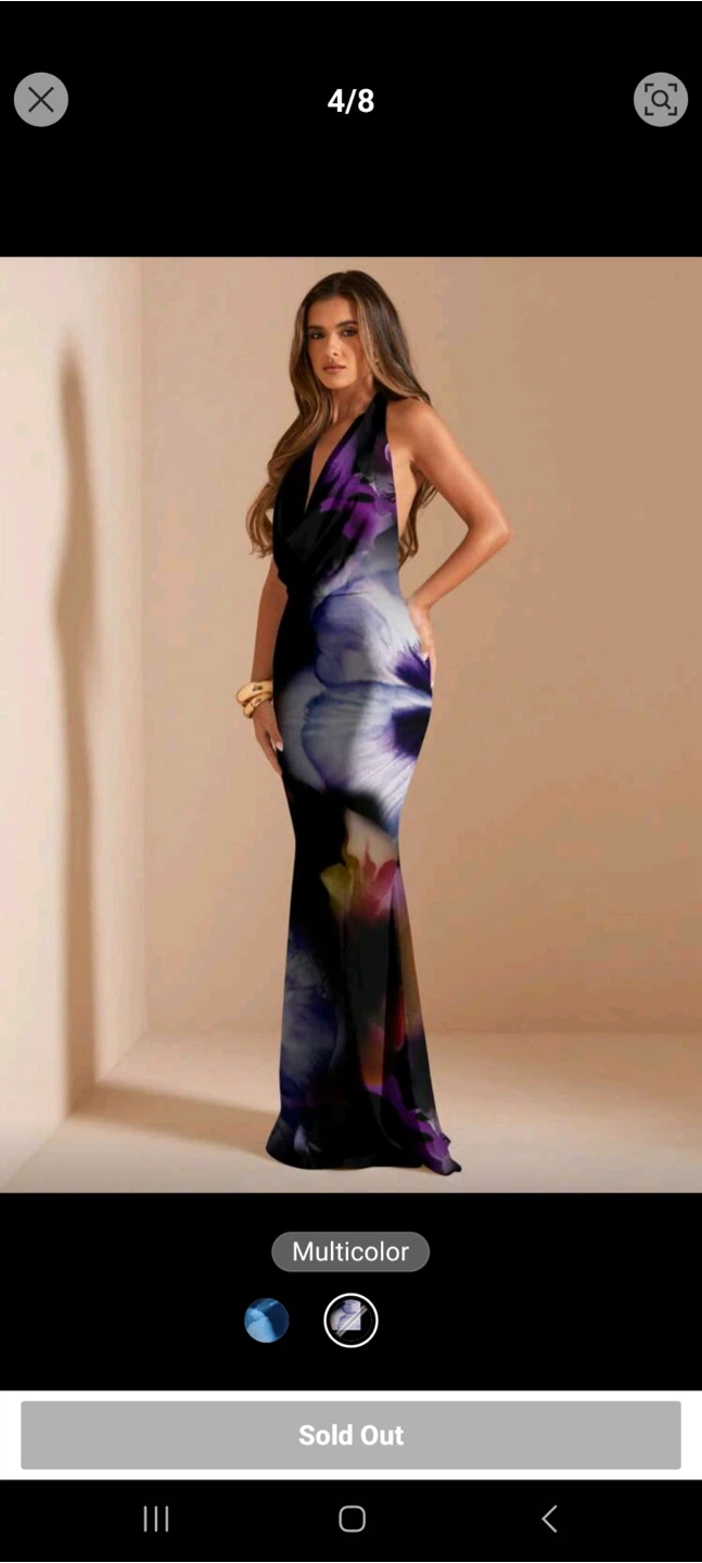Multicolor Floral Maxi Dress NEW never worn - photo 3