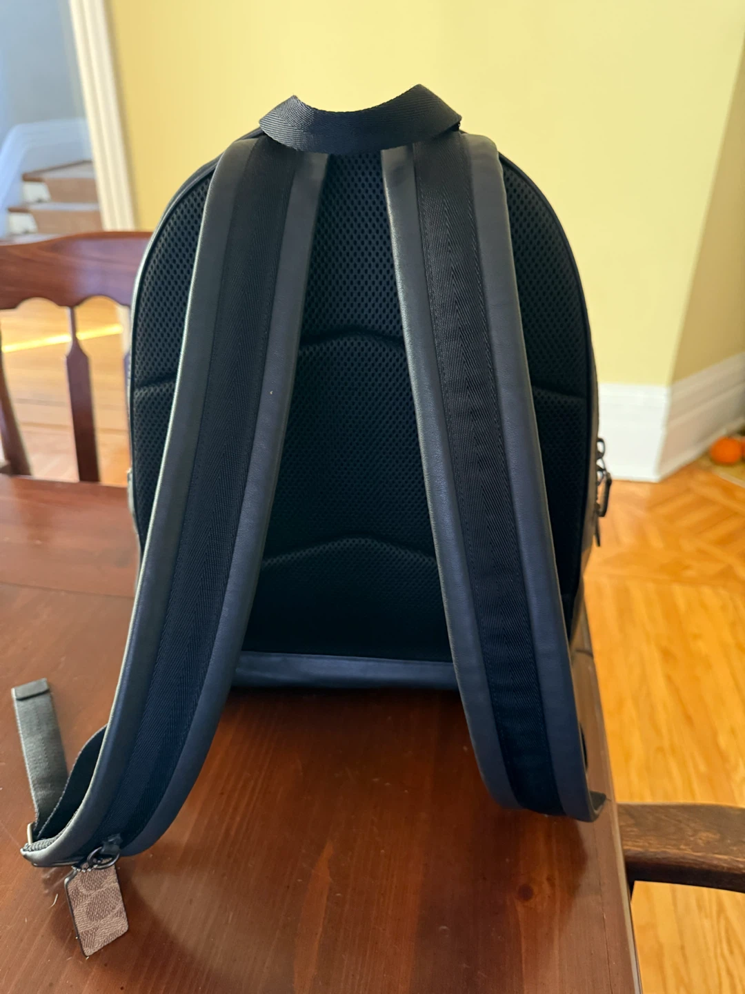 Coach Academy Backpack Black Signature Print - photo 4