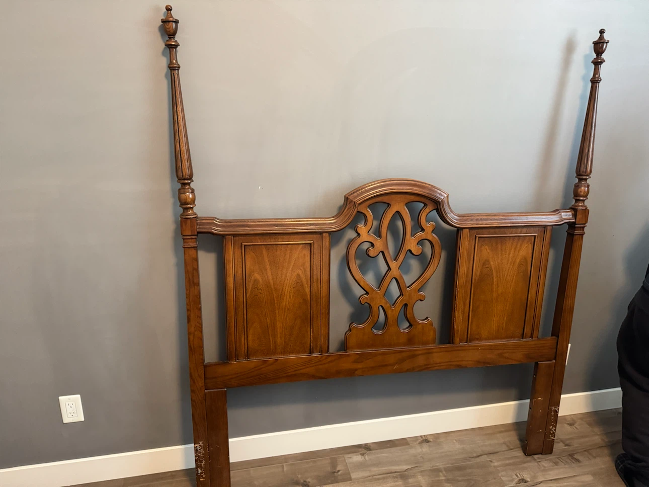 Wooden Victorian  Headboard