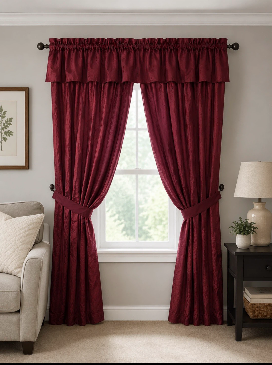 Window Valance & Curtains