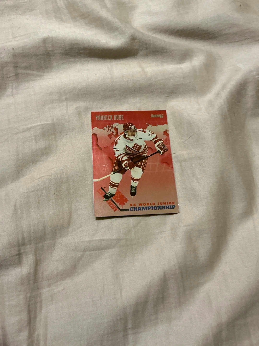 Yannick Dube 1994 World Junior Championship Hockey Card