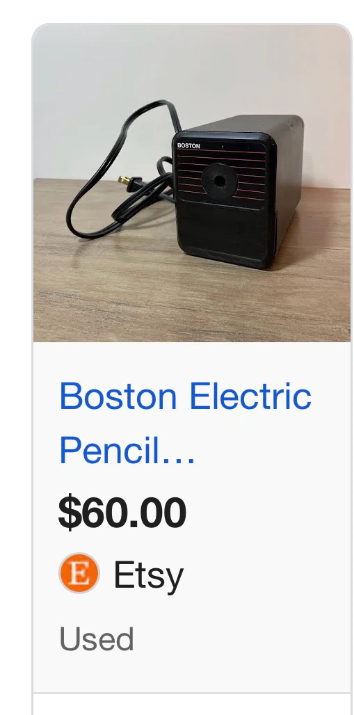 Boston Electric Pencil Sharpener - photo 2