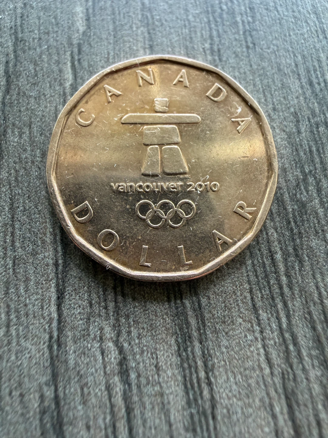 2010 Vancouver Olympics Canada Dollar Coin