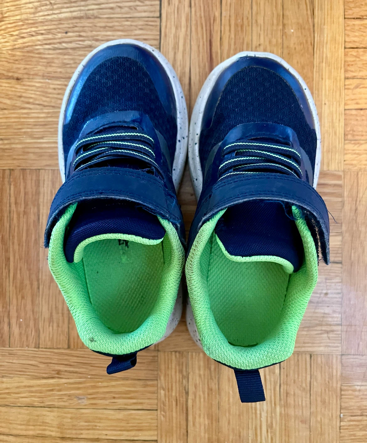 Blue & Green Running Shoes for kids