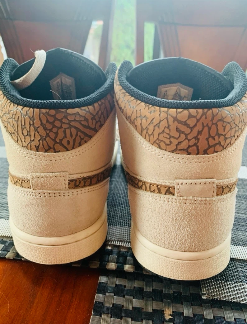 Shoes: Suede Nike Air Jordan 1 Mid size 8.5 - photo 5