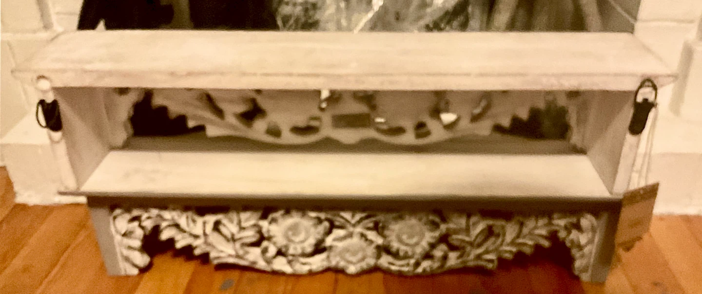 Carved Wood Shelf - photo 3