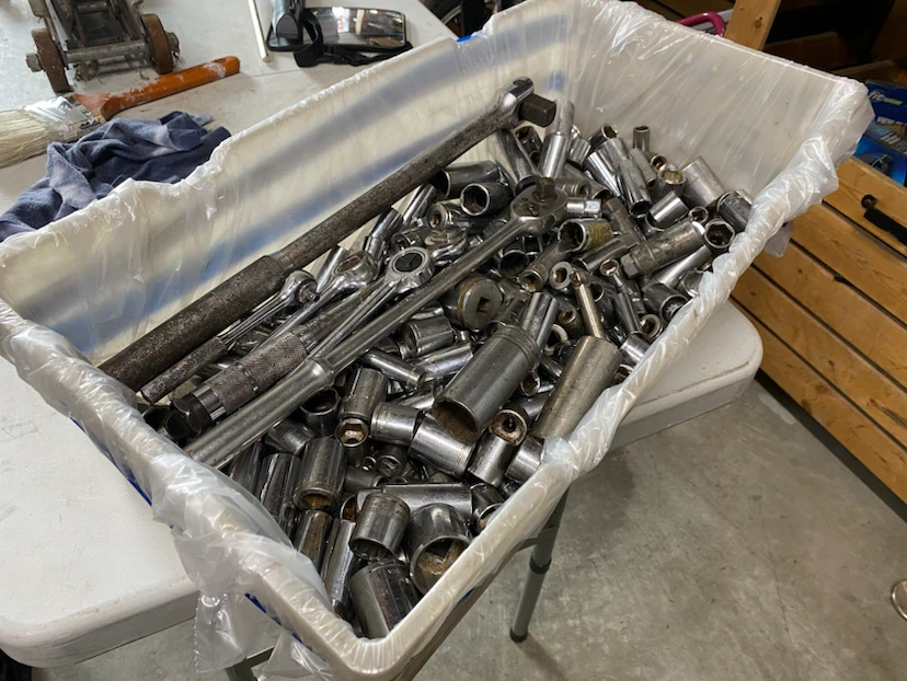 Huge mechanic tool lot socket set