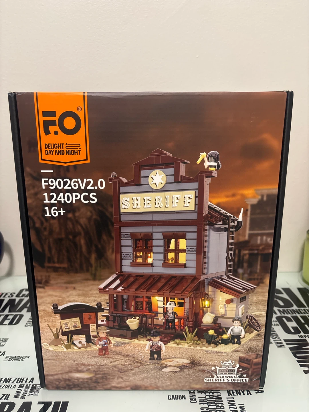 Sheriff's Office Building Block Set (1240Pcs)