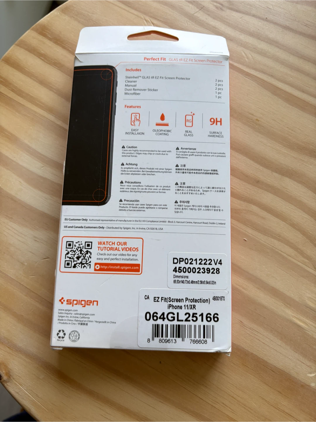 Spigen Screen Protector for iPhone 11/XR (2 Pack) - photo 2