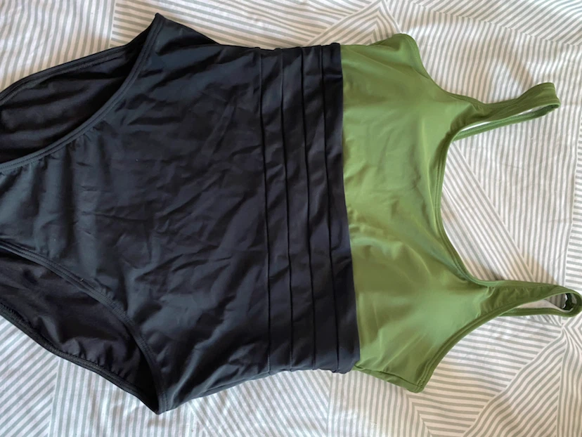 One-piece Swimsuit with Skirt