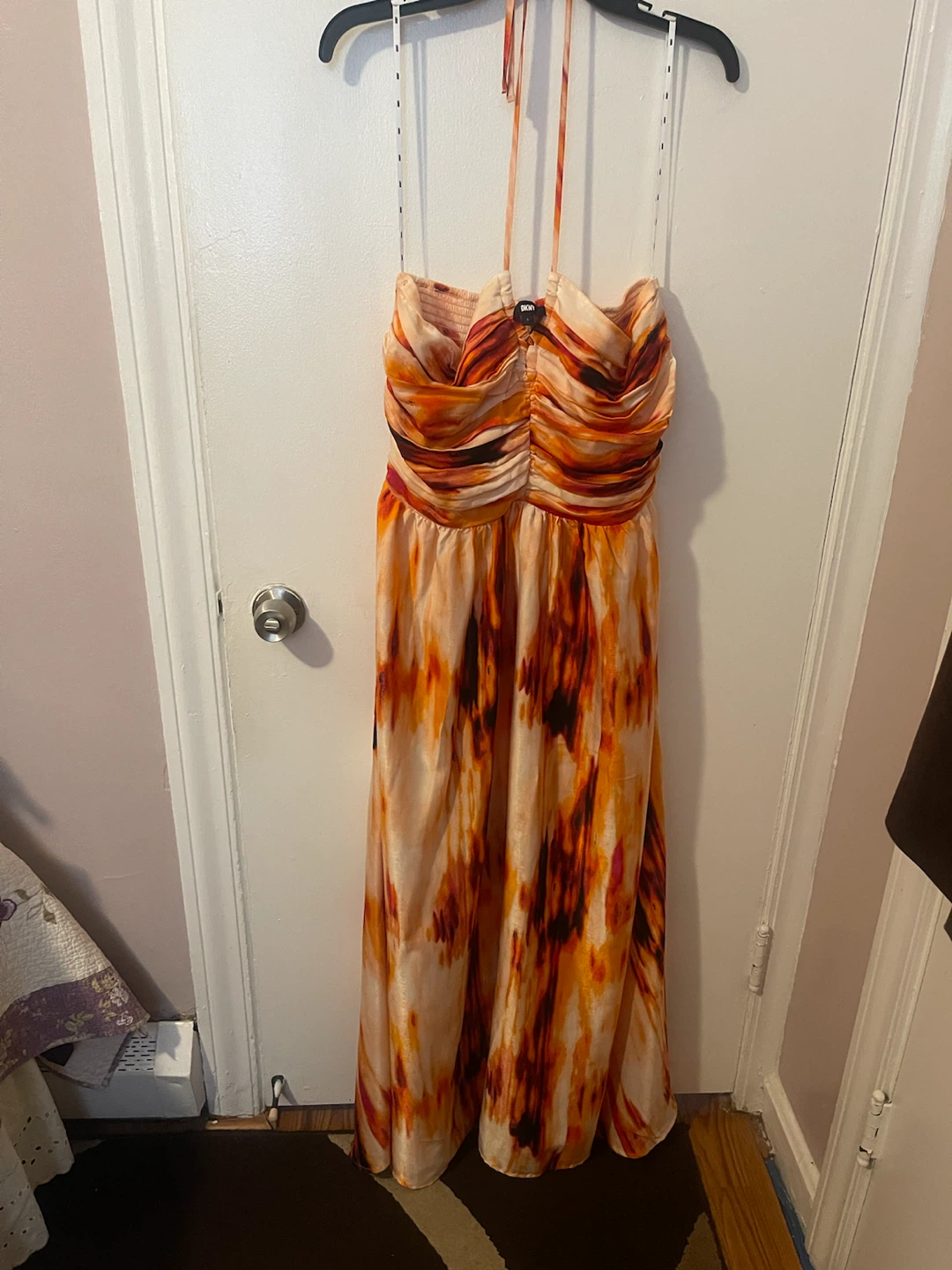 DKNY Ruched Halter Maxi Dress - photo 2