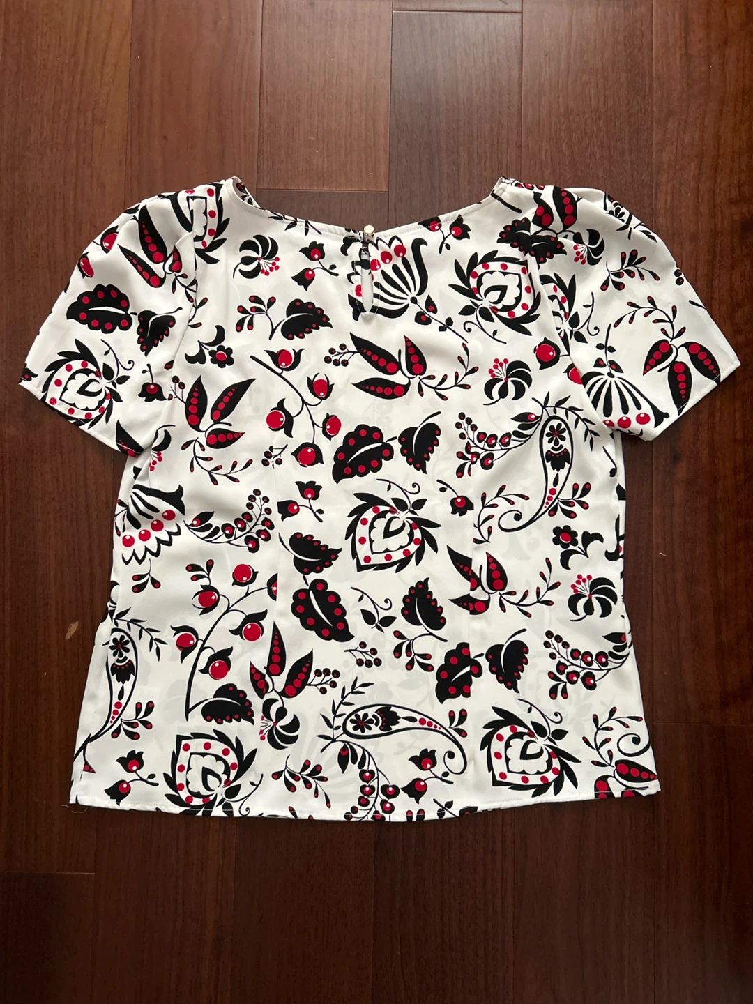 Talbots Petite Short Sleeve Floral Blouse - photo 2