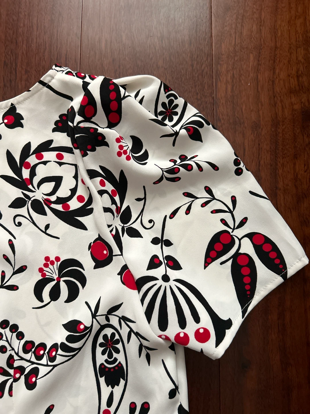 Talbots Petite Short Sleeve Floral Blouse - photo 3