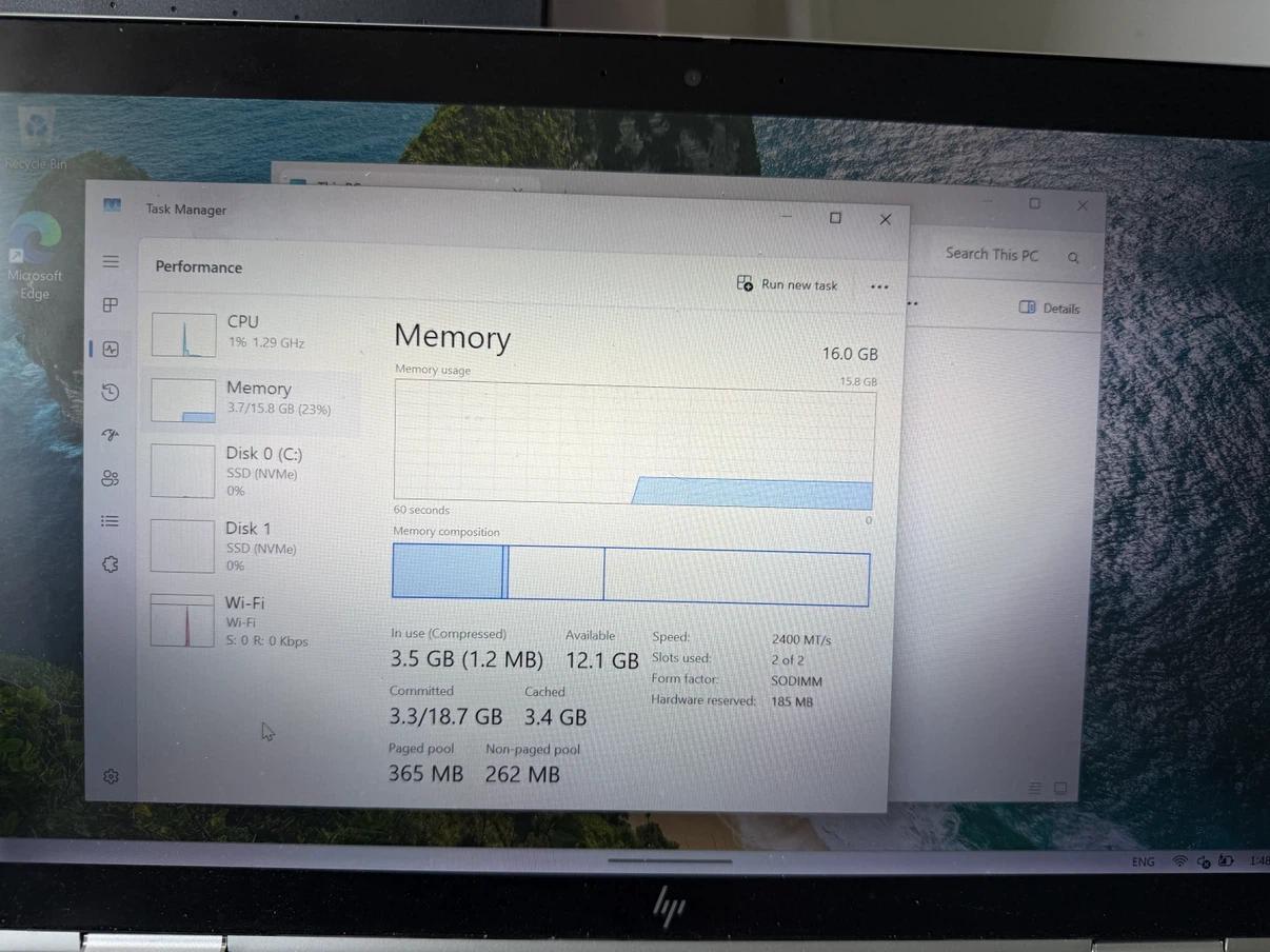 HP Laptop - Intel Core i7, 16GB RAM, 475GB SSD - photo 3