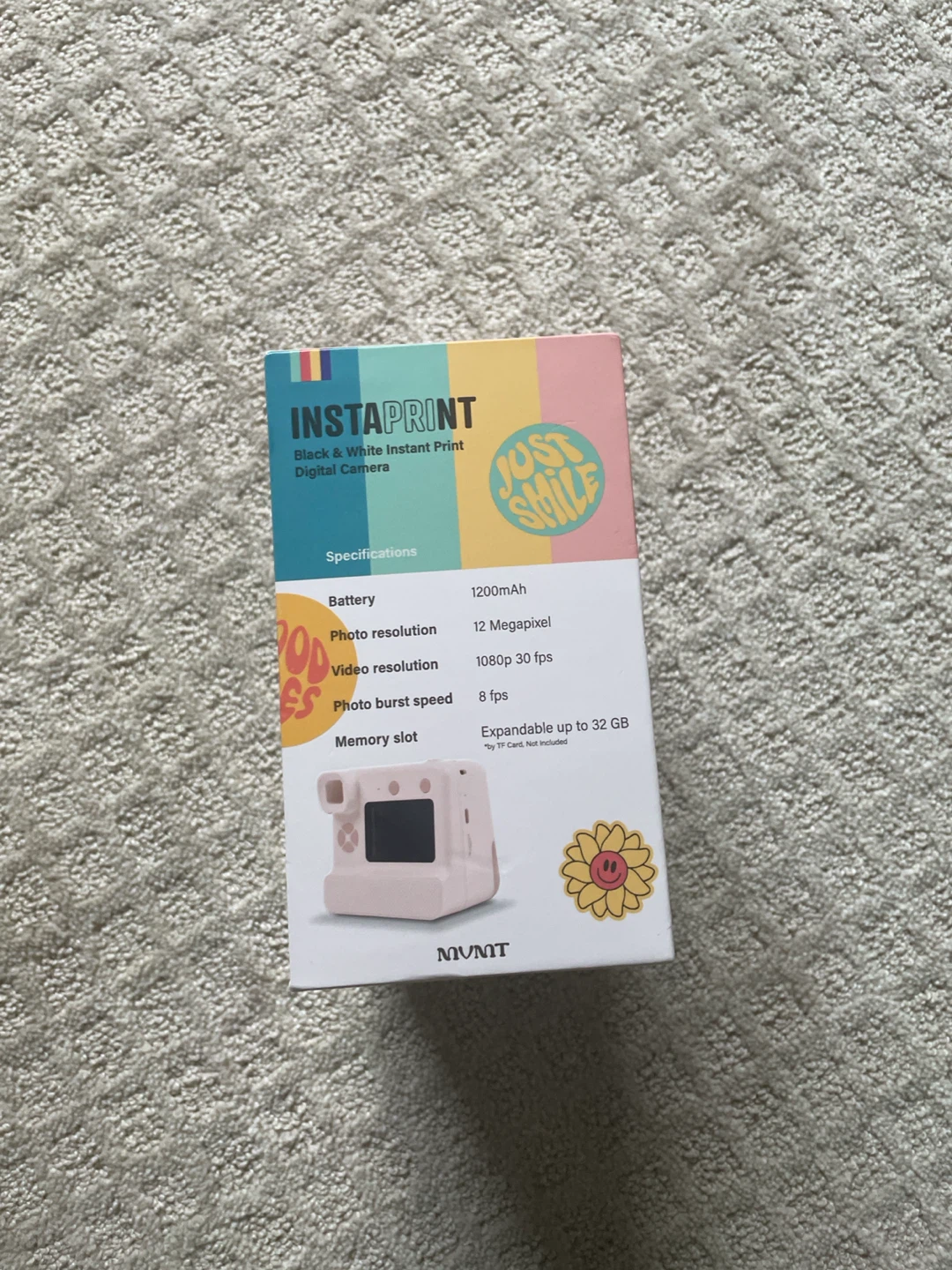 MVNT INSTAPRINT Black & White Instant Print Digital Camera - photo 4