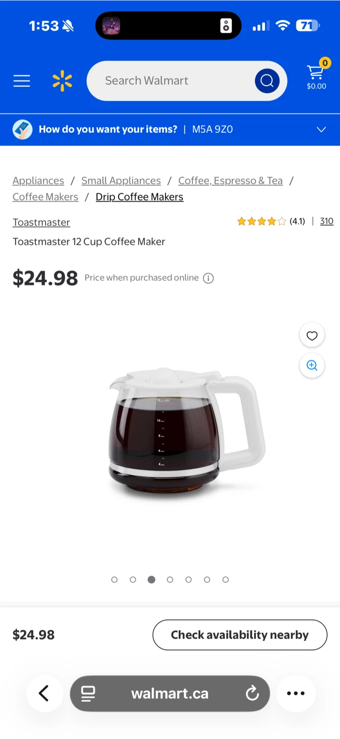 Toastmaster 12 Cup Coffee Maker - photo 2