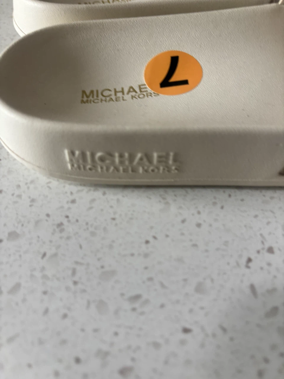 Michael Kors MK Logo Slides - Size 7 - photo 3