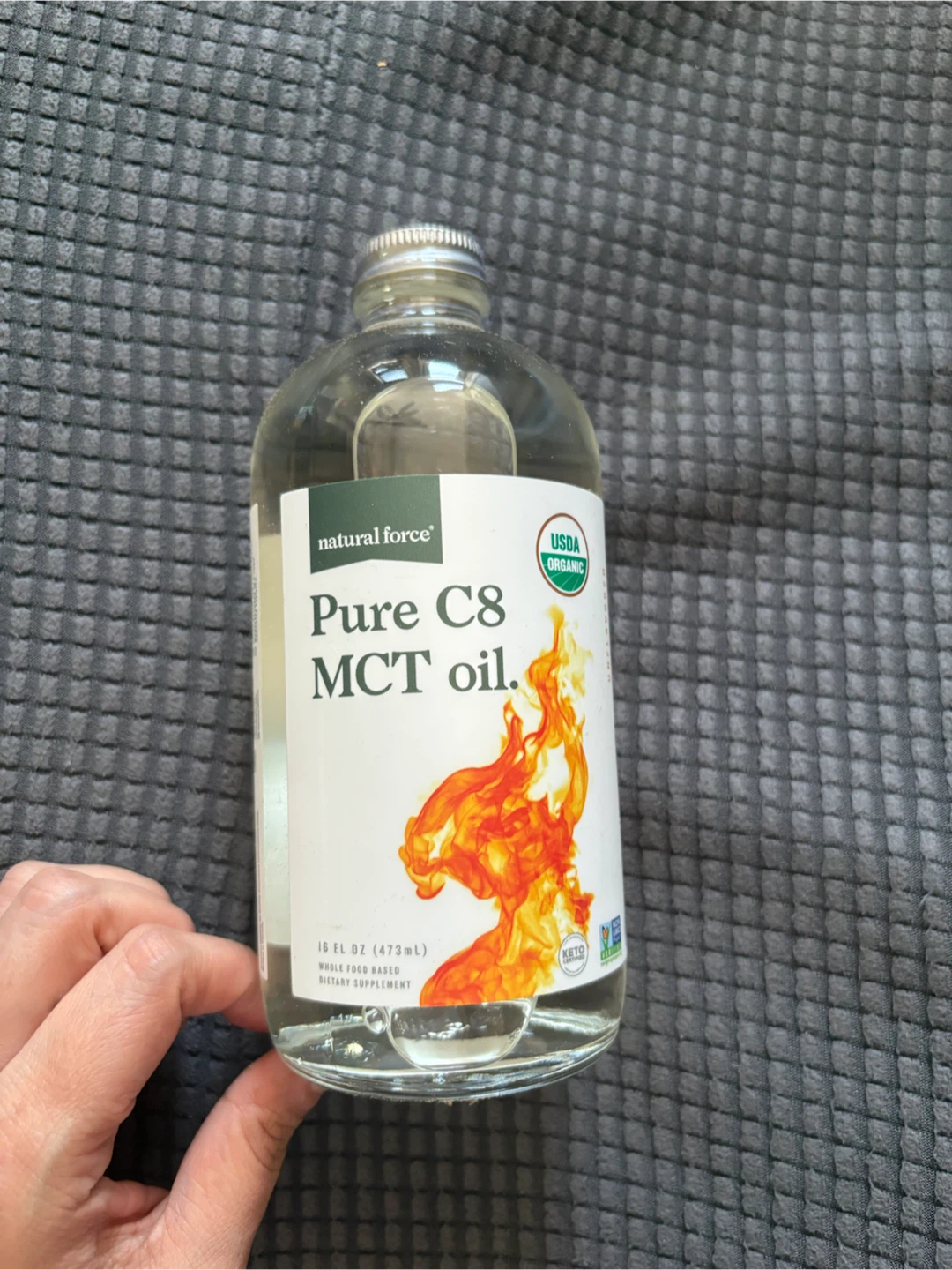 Natural Force Pure C8 MCT Oil 16 oz