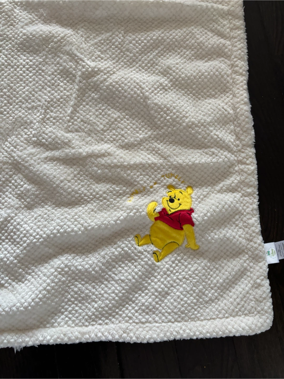 White Winnie the Pooh Baby Blanket - photo 3
