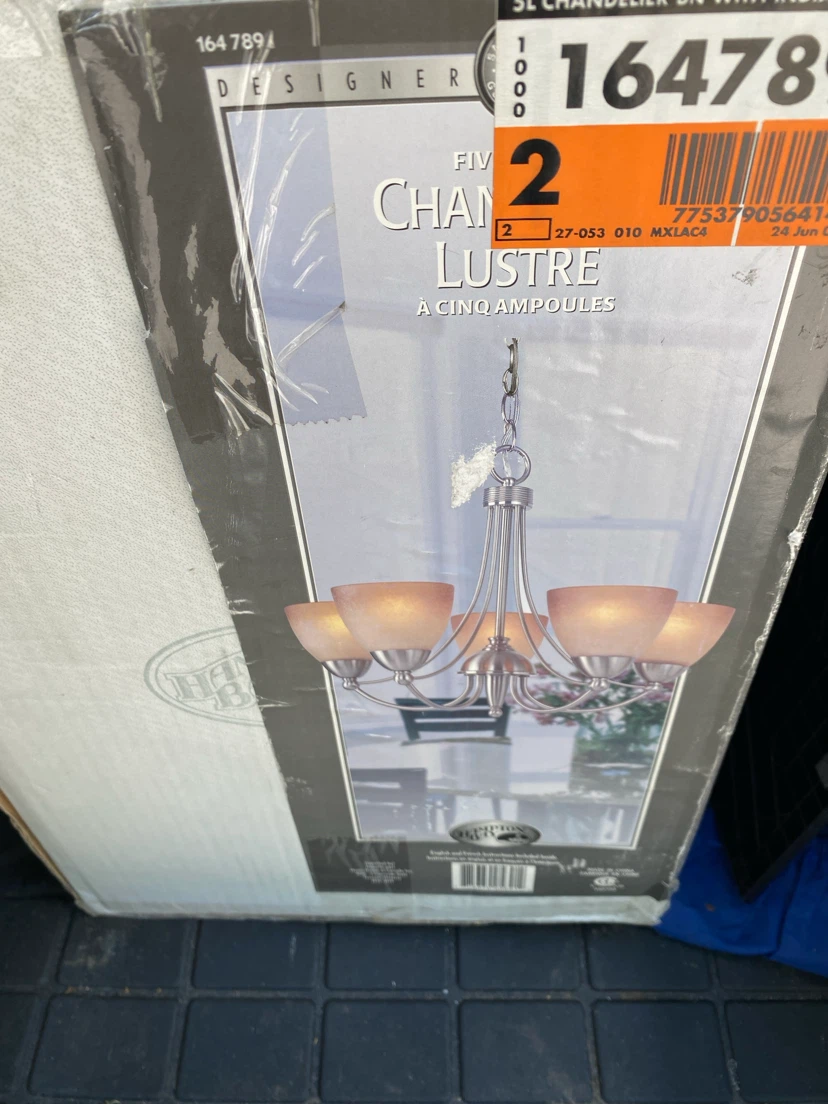 Five Light Chandelier