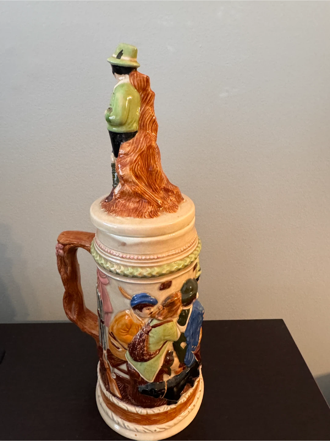 Ceramic Beer Stein with Lid - photo 3