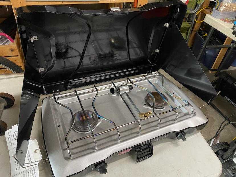Colman Triton 2 burner camping stove - photo 2
