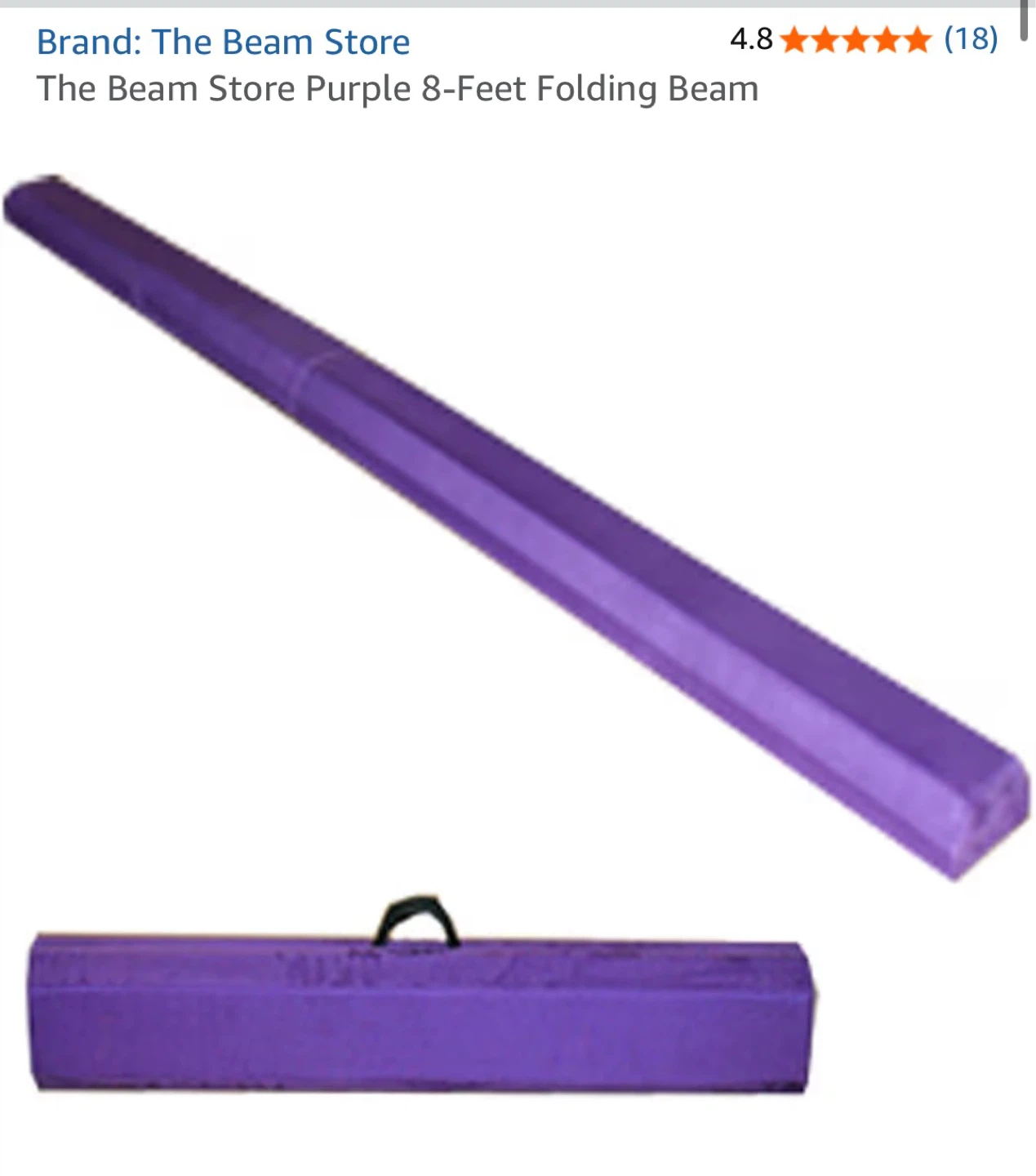 The Beam Store Purple 8-Foot Folding Beam - photo 4