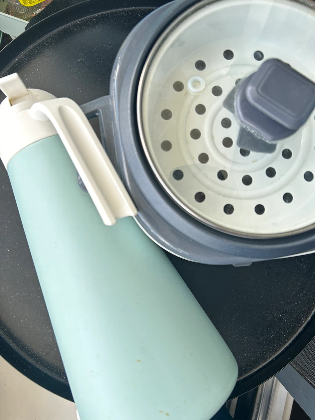 Steamer Pot and Water Bottle Set