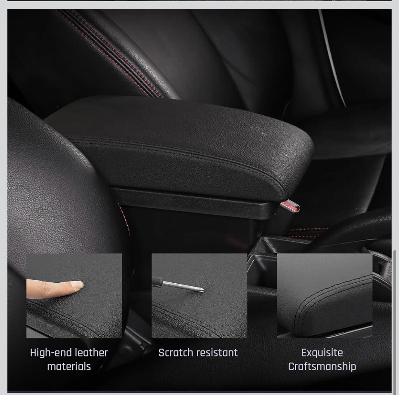 YJYWHZH Car Armrest Storage Box for KIA Soul 2014-2019 - photo 5