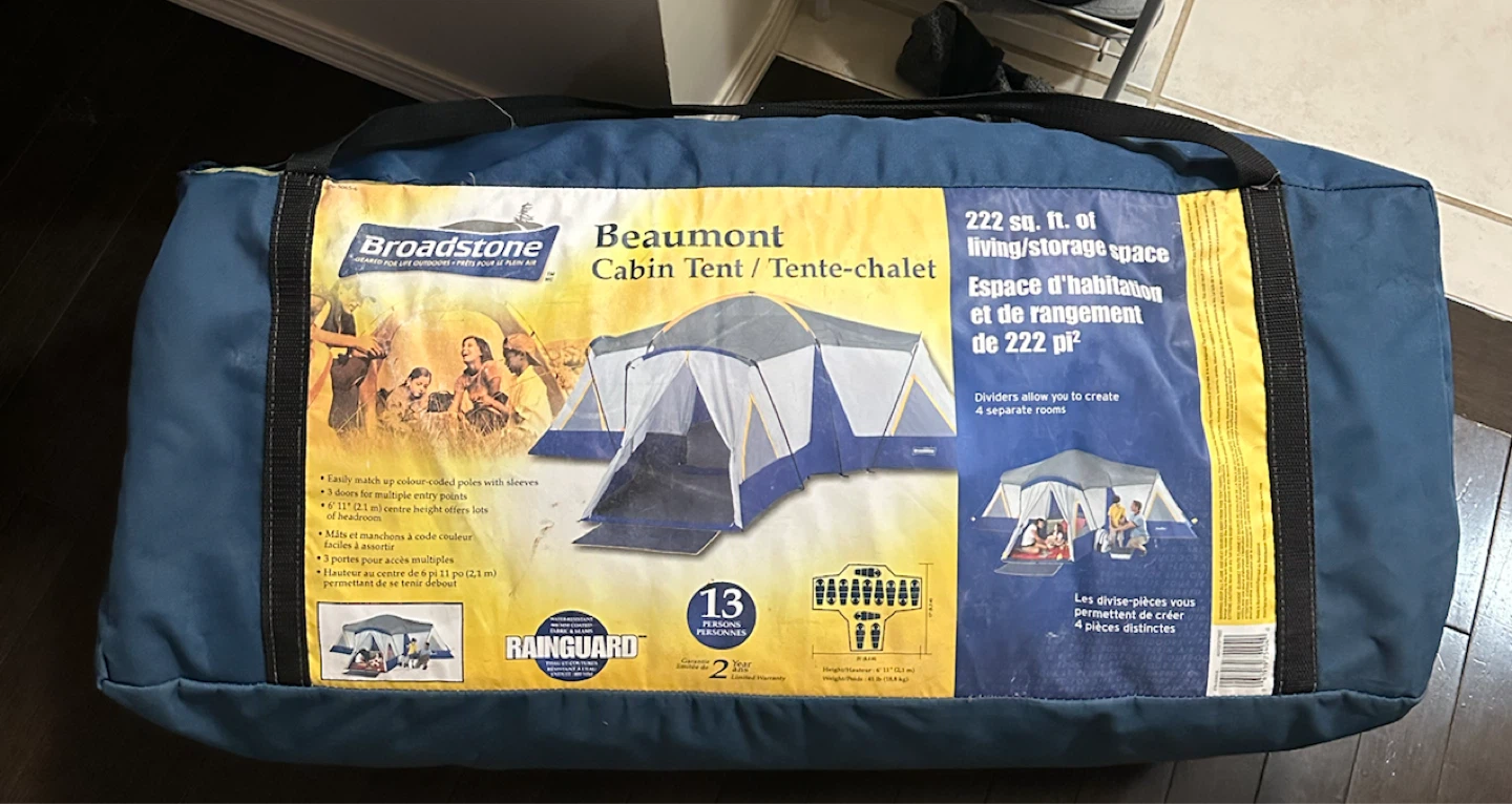Broadstone Beaumont 13-person Cabin Tent