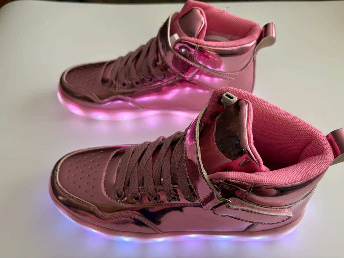 New EUR 35/W 4-4.5/M 2.5-3 LED Light Up High Top Shoes - photo 2