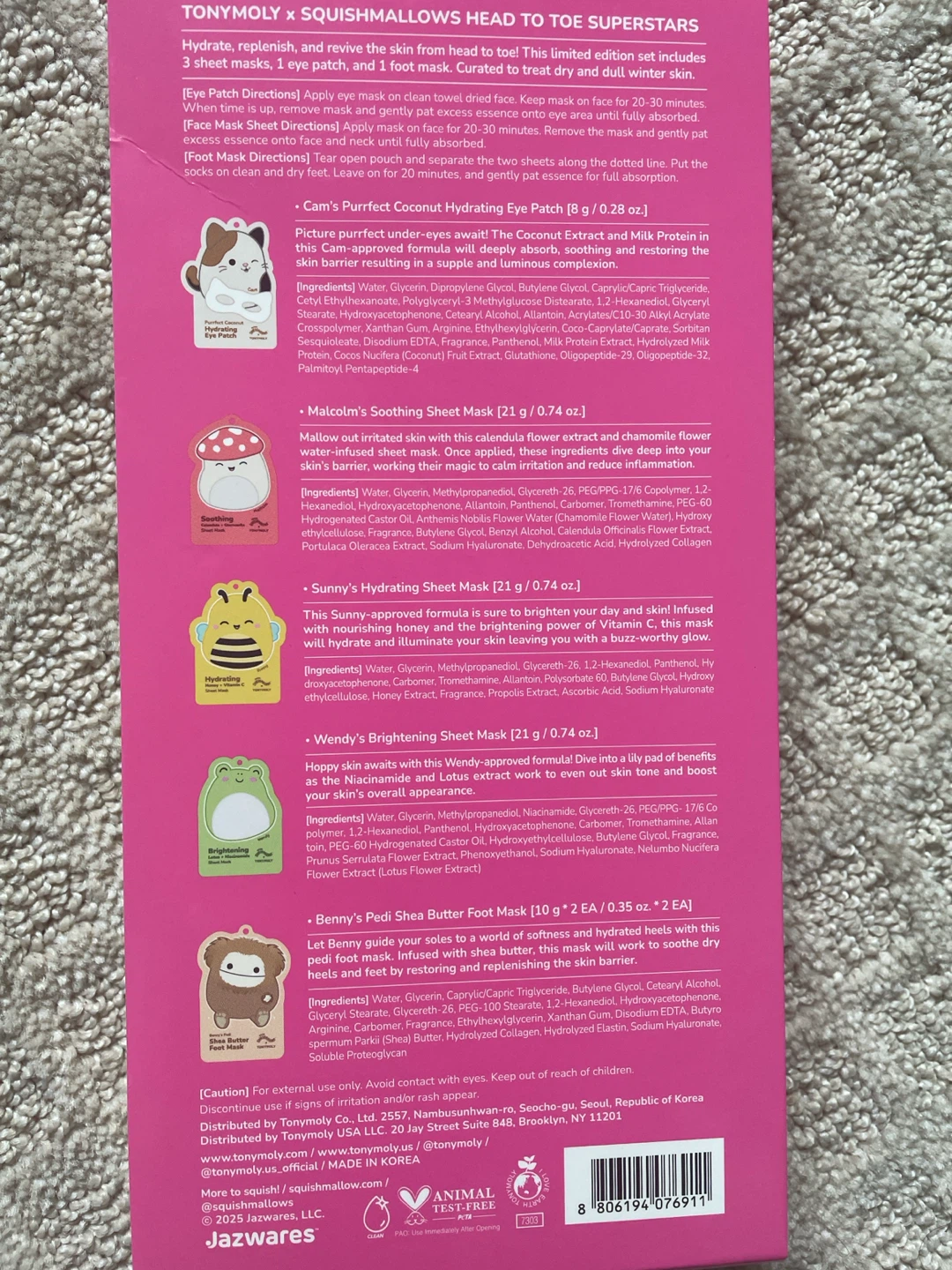 Face and body treatment masks - photo 3