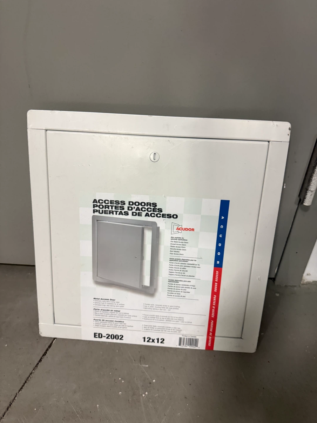 Acudor Metal Access Door 12x12 ED-2002