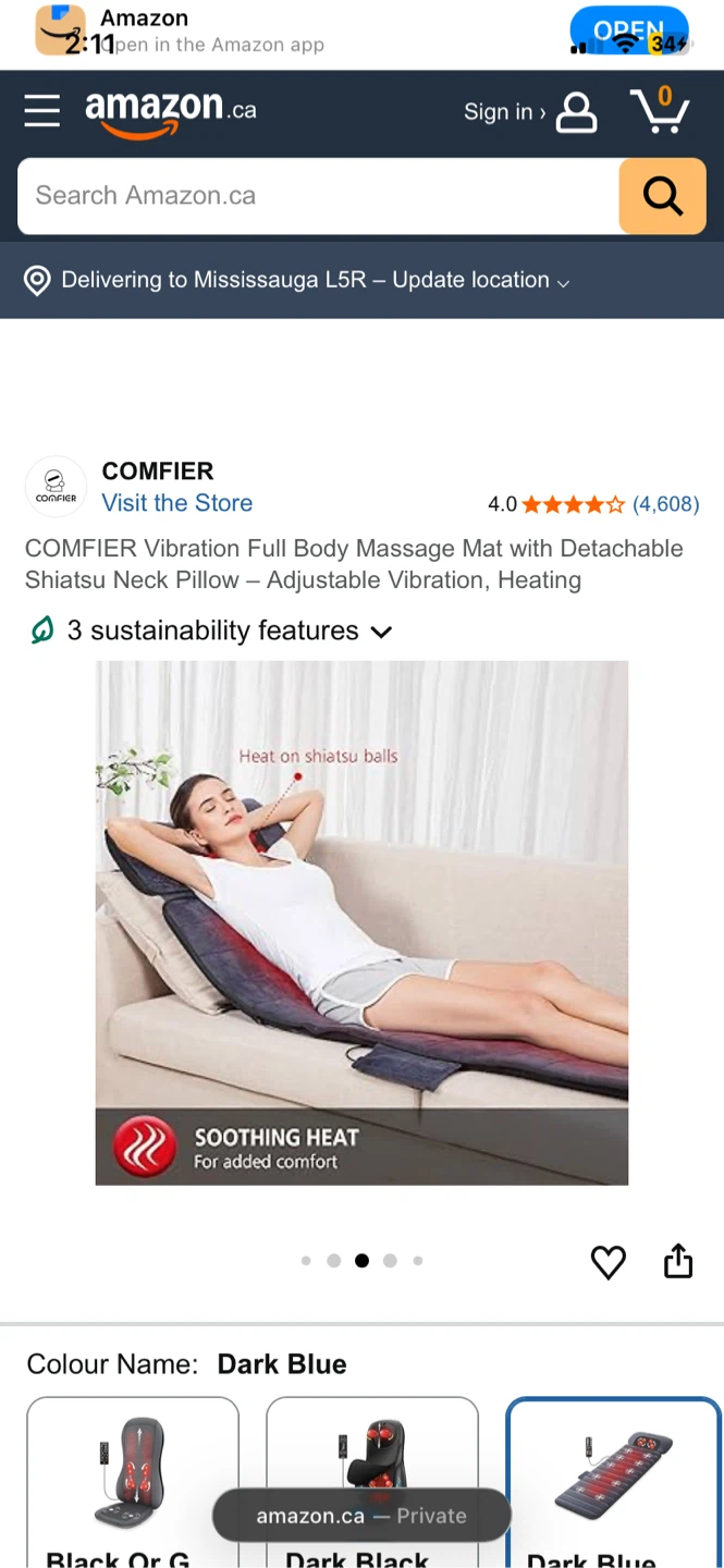 NEED GONE brand new full body massager mat - photo 4