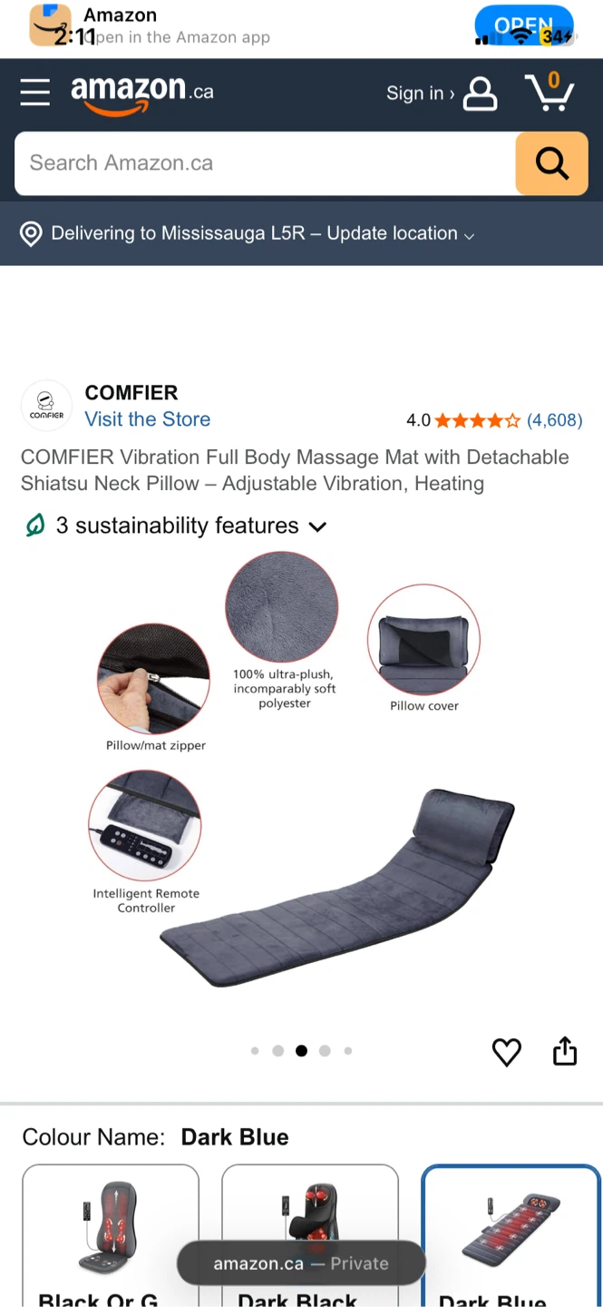 NEED GONE brand new full body massager mat - photo 5