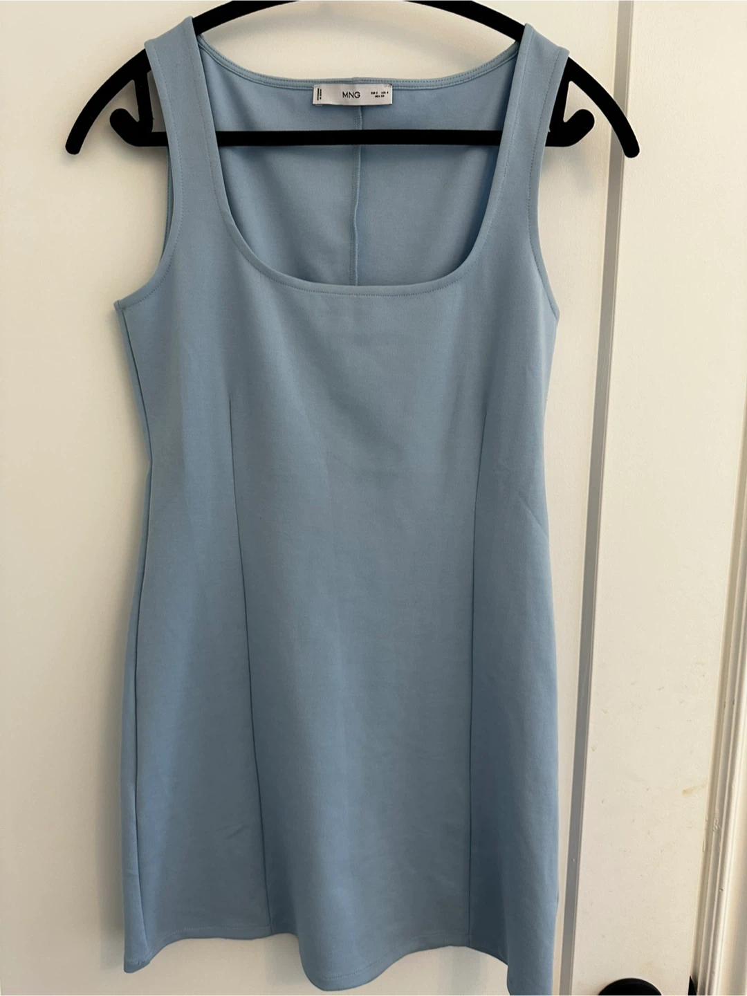 MNG Blue Sleeveless Mini Dress - photo 3
