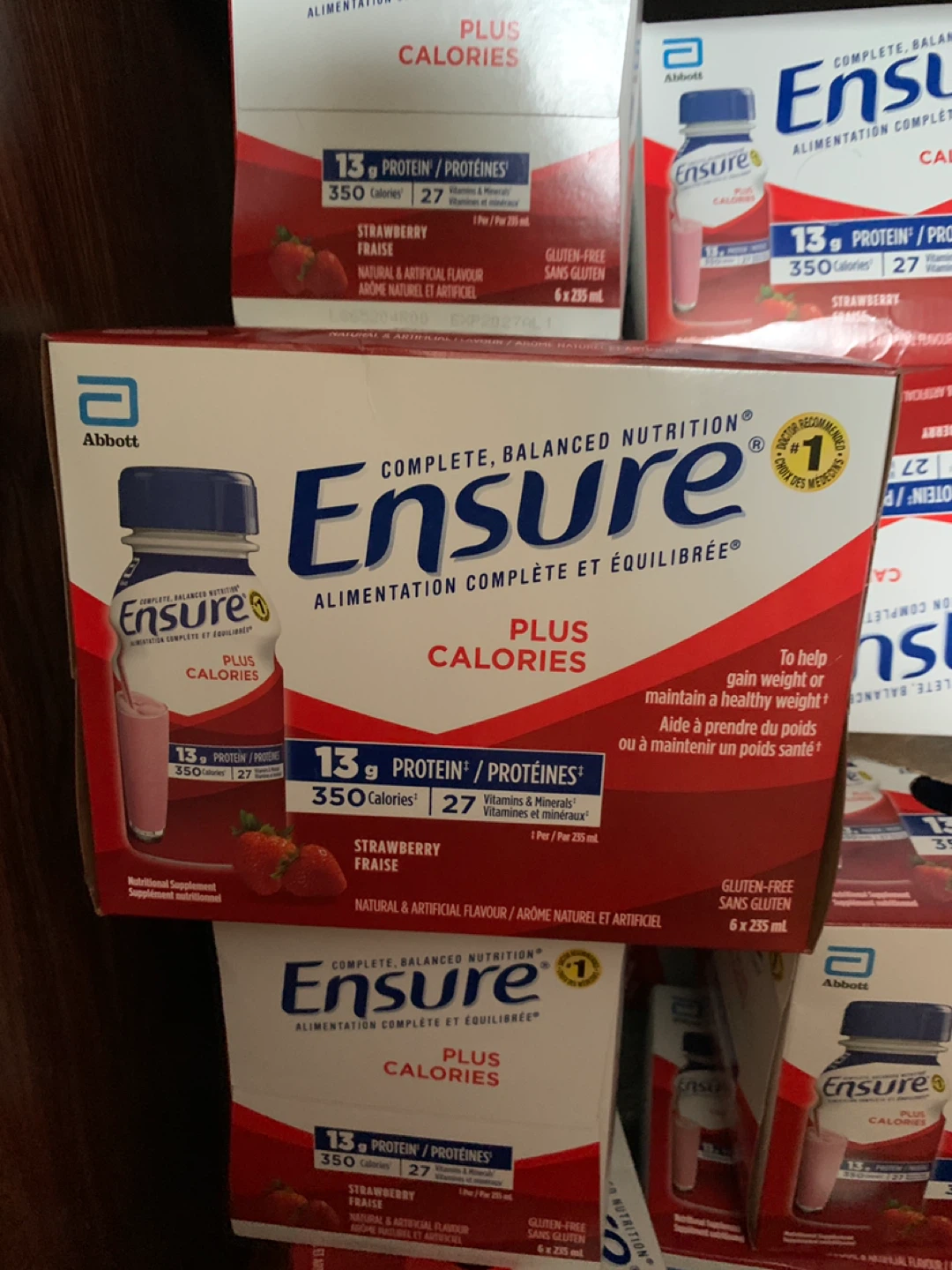 2 Cases of Strawberry Plus Calories Ensures. - photo 2