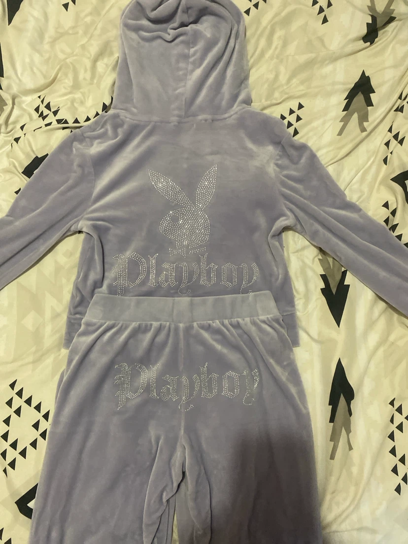 Playboy Velour Tracksuit Set - photo 5
