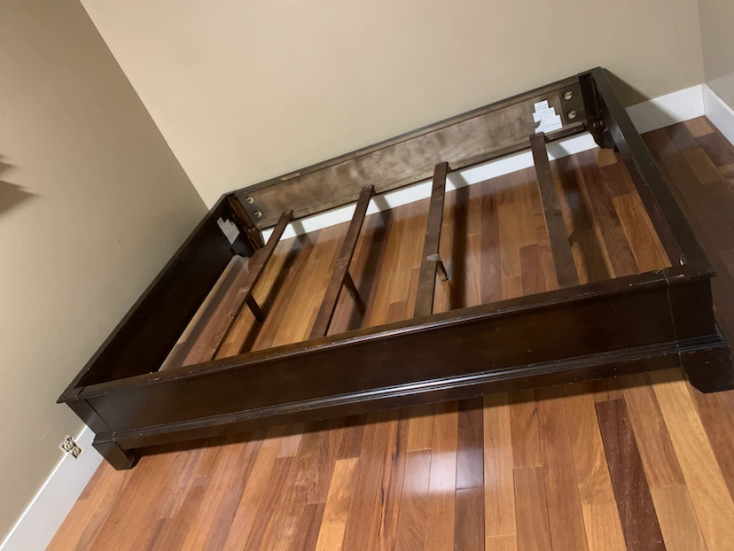 Dark Wood Bed Frame
