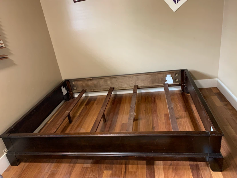 Dark Wood Bed Frame - photo 4