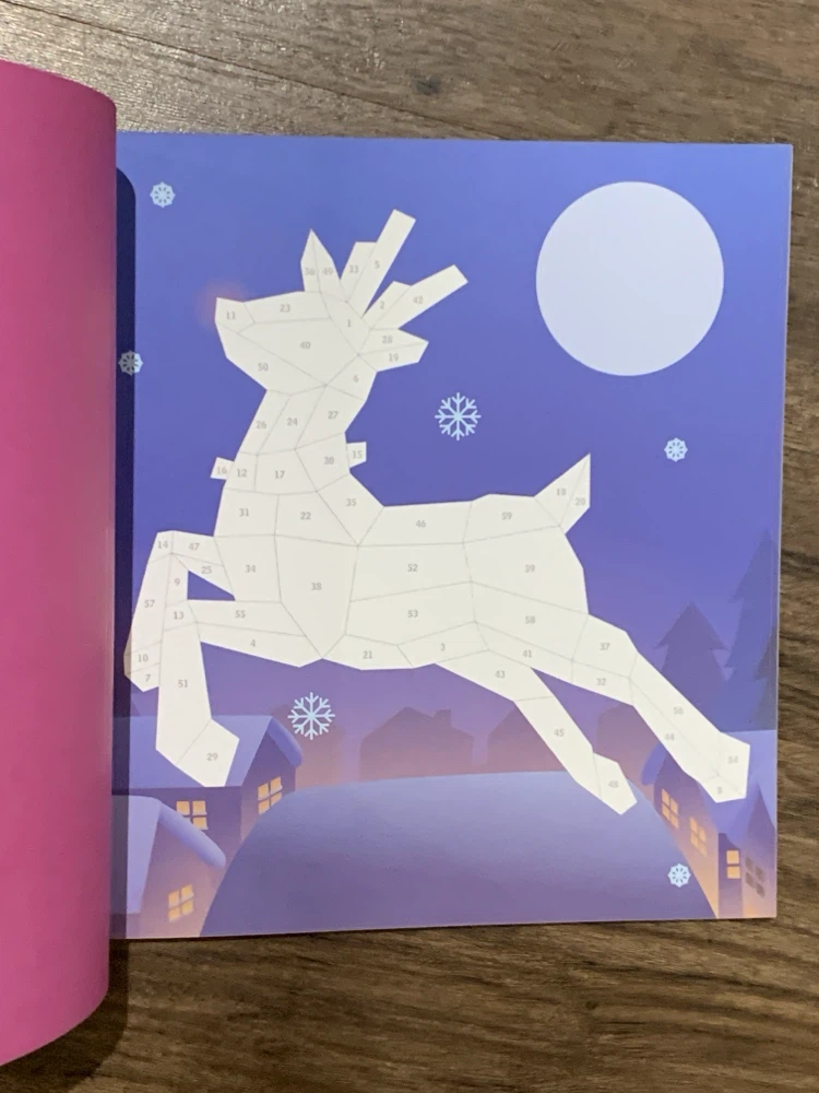 NEW BOOK Paint by Sticker Kids: Holly Jolly Christmas - photo 3