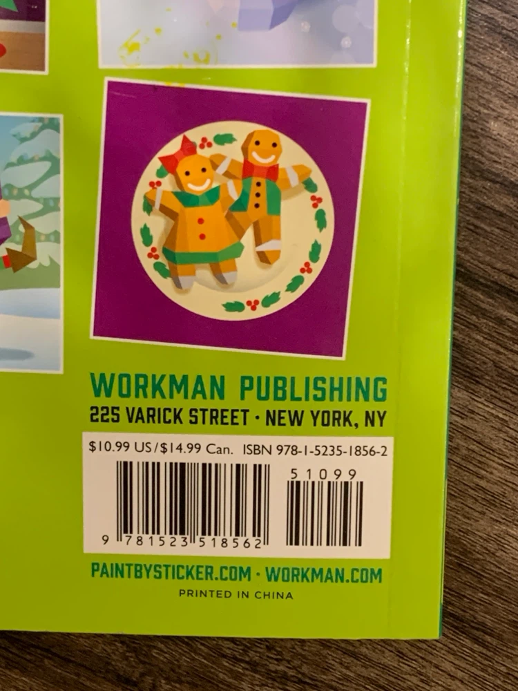 NEW BOOK Paint by Sticker Kids: Holly Jolly Christmas - photo 5