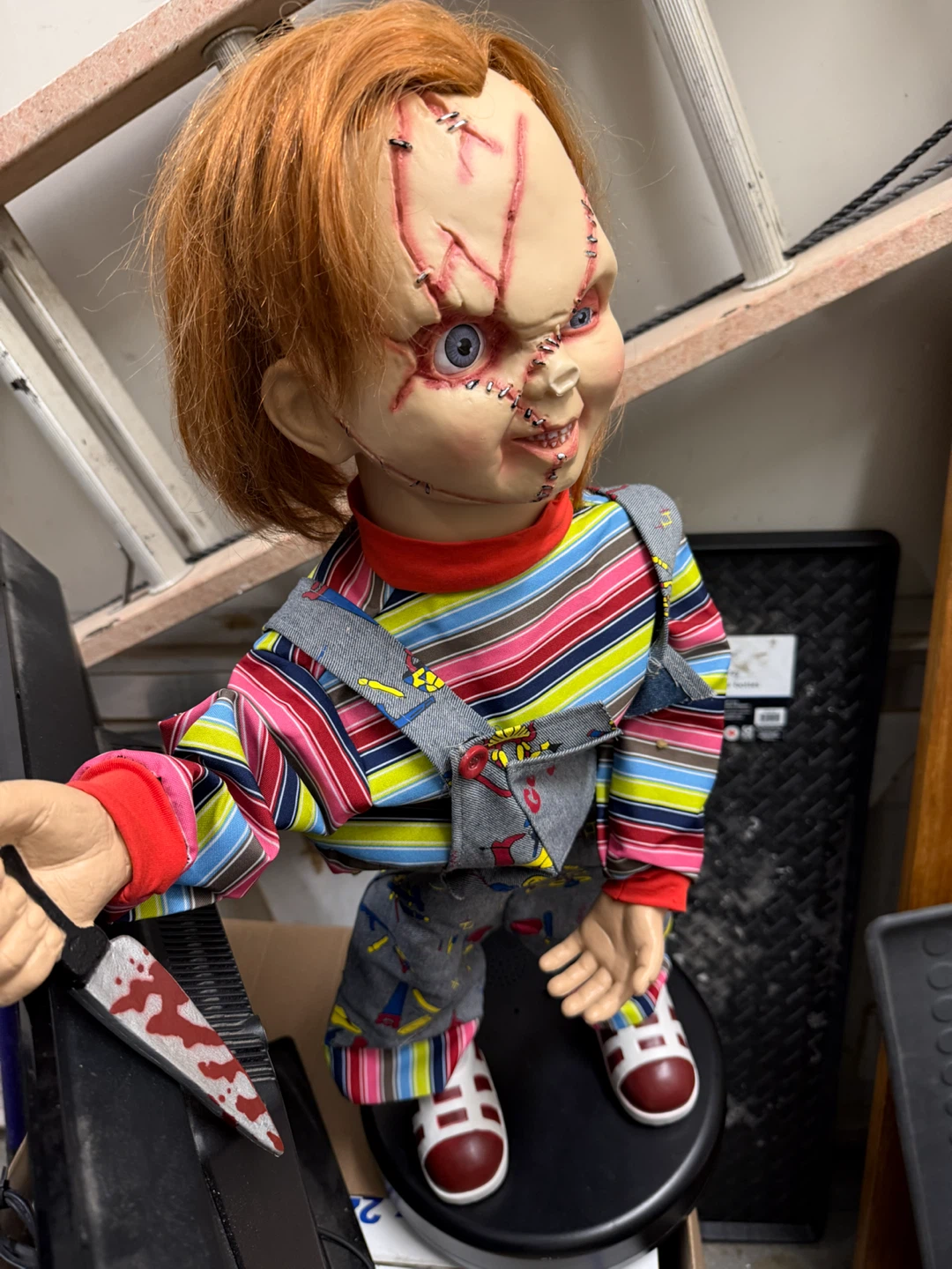 Chucky Doll Replica with Knife Prop