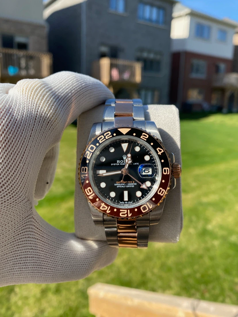 Rootbeer GMT Master II 18K rose gold plated - photo 3